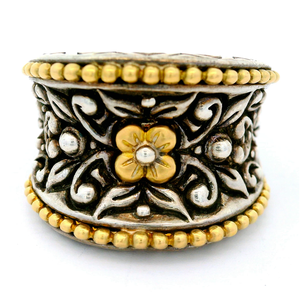 Sterling Silver 18K Gold Accent, Ring, size 8 Chipper's Jewelry Bonney Lake, WA