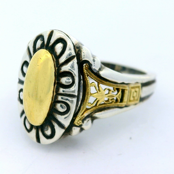 Sterling Silver 18K Gold Accent, Ring, size 6.5 Chipper's Jewelry Bonney Lake, WA