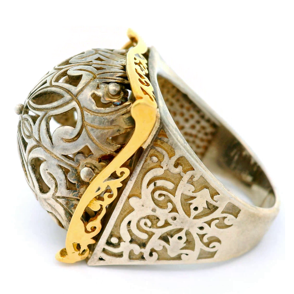 Sterling Silver 18K Gold Accent, Ring, size 9 Image 2 Chipper's Jewelry Bonney Lake, WA