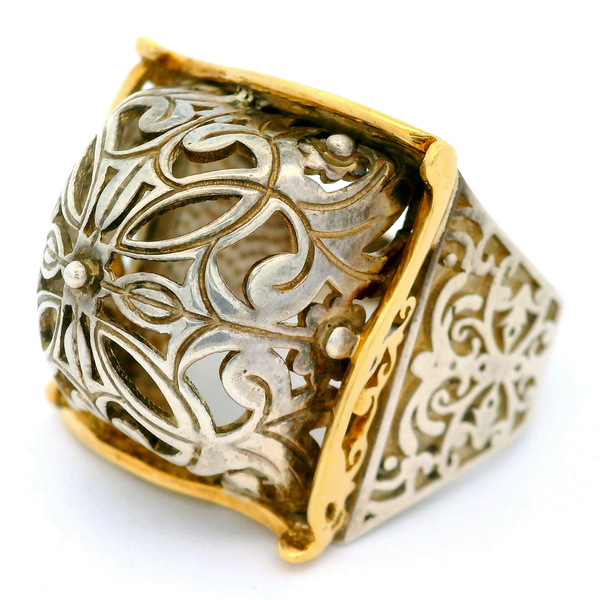 Sterling Silver 18K Gold Accent, Ring, size 9 Chipper's Jewelry Bonney Lake, WA