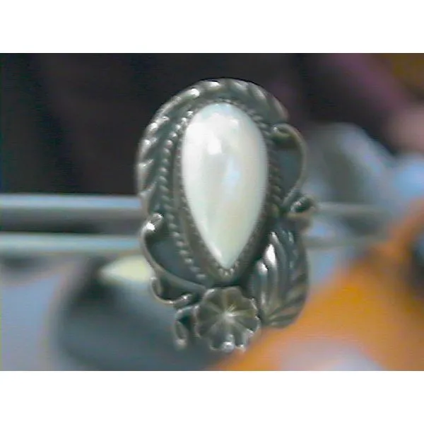 Pink Mollusk Shell Sterling Silver Native American Ring Chipper's Jewelry Bonney Lake, WA