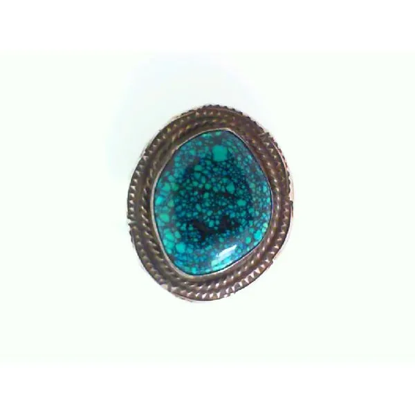 Native American Turquoise Sterling Silver Ring Chipper's Jewelry Bonney Lake, WA