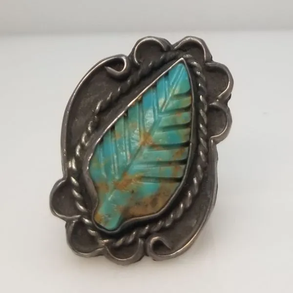Native American Turquoise Ring Chipper's Jewelry Bonney Lake, WA