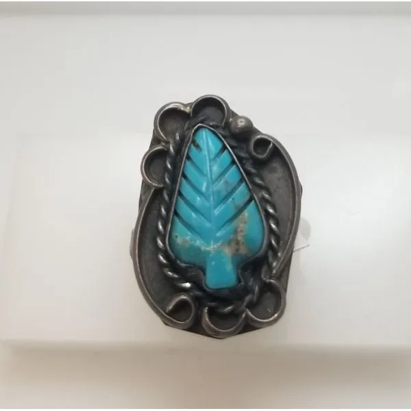 Native American Turquoise Ring Chipper's Jewelry Bonney Lake, WA