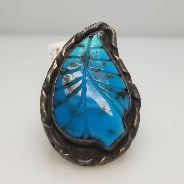 Native American Turquoise Ring Chipper's Jewelry Bonney Lake, WA