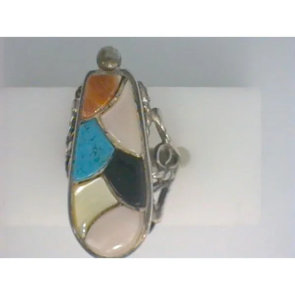 Native American Ring Mixed Stones Chipper's Jewelry Bonney Lake, WA