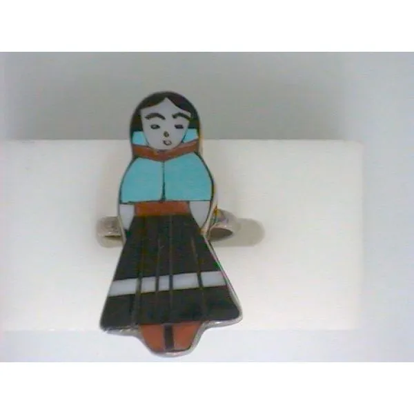 Native American Zuni Maiden Sterling Silver Ring Chipper's Jewelry Bonney Lake, WA