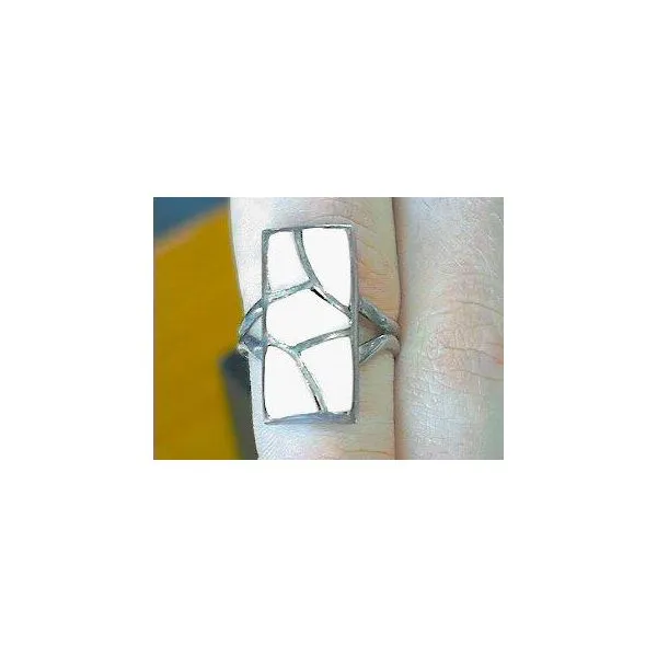 Sterling Silver Mother of Pearl Ring Chipper's Jewelry Bonney Lake, WA