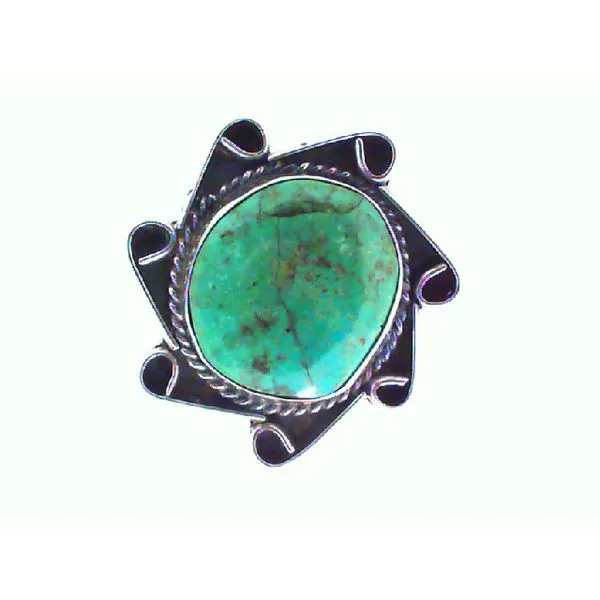 Genuine Turquoise Sterling Silver Native American Ring Chipper's Jewelry Bonney Lake, WA