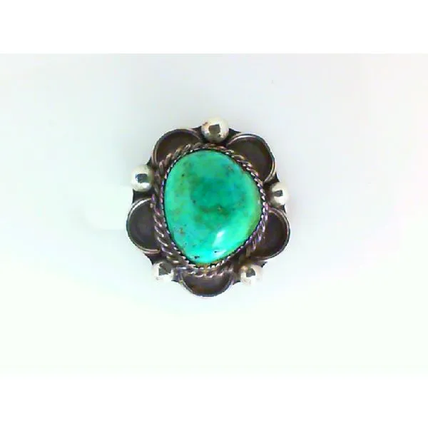 Genuine Nevada Turquoise Sterling Silver Native American Ring Chipper's Jewelry Bonney Lake, WA