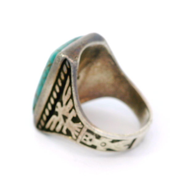 Rare Red Mountain Turquoise Sterling Silver Ring Image 4 Chipper's Jewelry Bonney Lake, WA