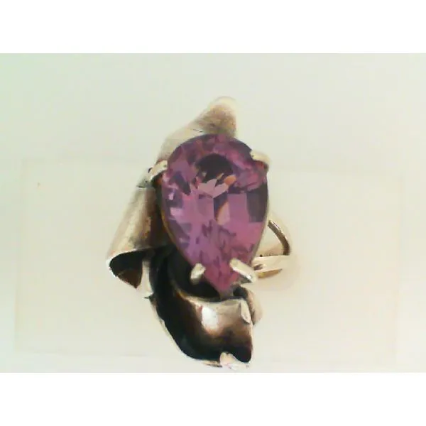 Sterling Silver Amethyst Pear Ring Chipper's Jewelry Bonney Lake, WA
