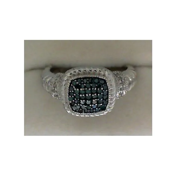 Blue Diamond Sterling Silver Ring Chipper's Jewelry Bonney Lake, WA