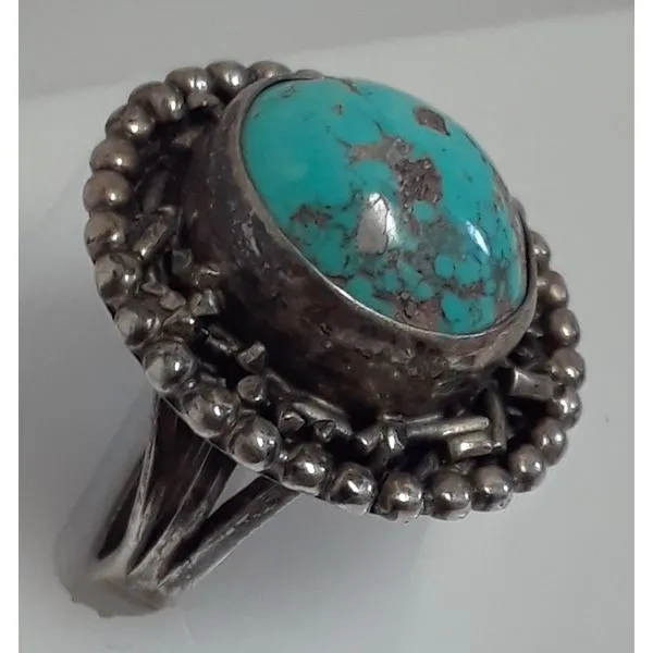 Sterling Silver with Turquoise Ring Chipper's Jewelry Bonney Lake, WA