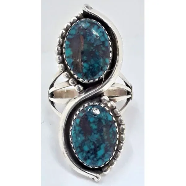 Sterling Silver Turquoise Ring Chipper's Jewelry Bonney Lake, WA