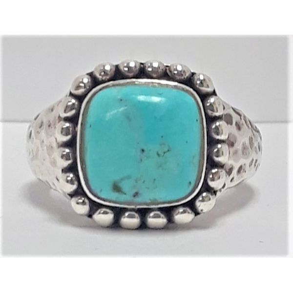 Sterling Silver Turquoise Ring Chipper's Jewelry Bonney Lake, WA