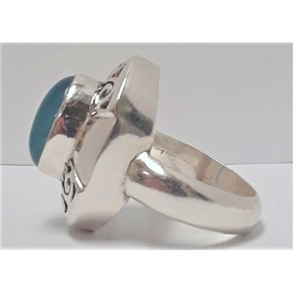 Sterling Silver Chalcedony Ring Image 2 Chipper's Jewelry Bonney Lake, WA