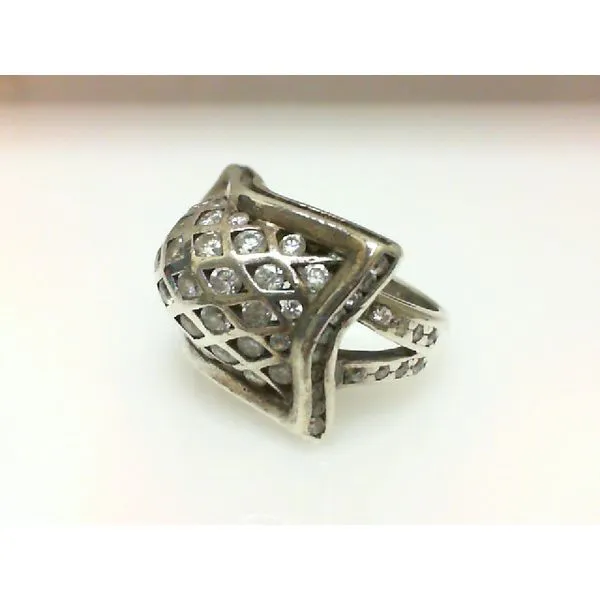 925 Sterling Silver with YAG Stones Ring Image 3 Chipper's Jewelry Bonney Lake, WA