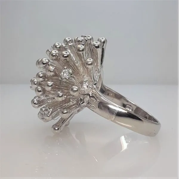 Sterling Silver Firework Ring with CZ Stones Image 2 Chipper's Jewelry Bonney Lake, WA