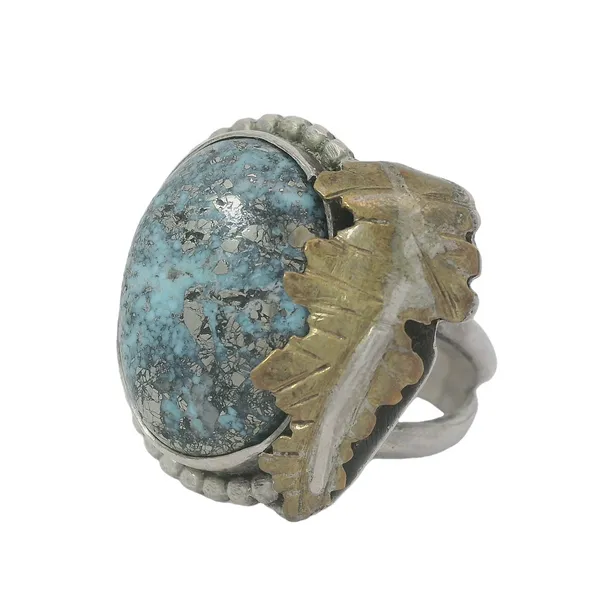 Vintage Sterling Silver Turquoise Ring Chipper's Jewelry Bonney Lake, WA