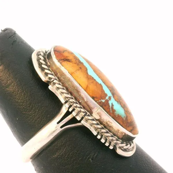 Turquoise Sterling Silver Ring Image 3 Chipper's Jewelry Bonney Lake, WA