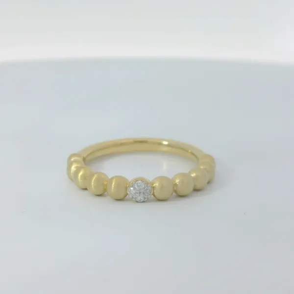 Sterling Silver Gold Plated Diamond Ring Sz.7 Chipper's Jewelry Bonney Lake, WA