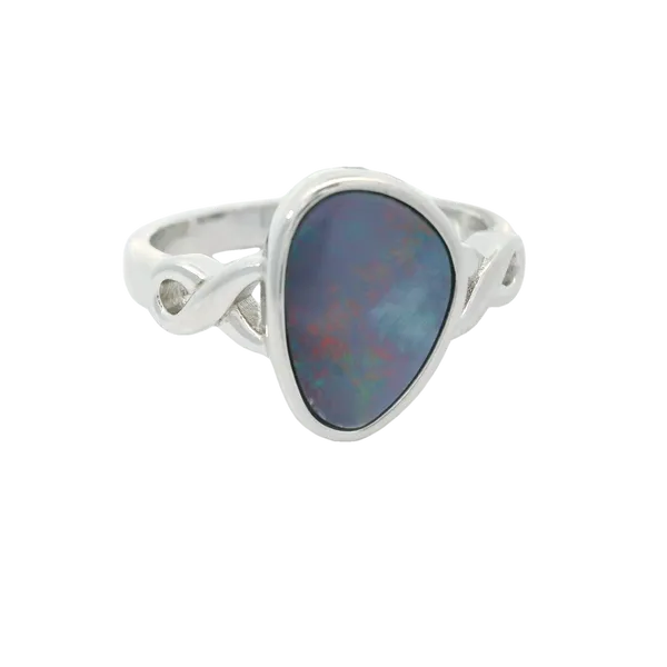 Sterling Silver Opal Doublet Ring Sz. 7 Chipper's Jewelry Bonney Lake, WA