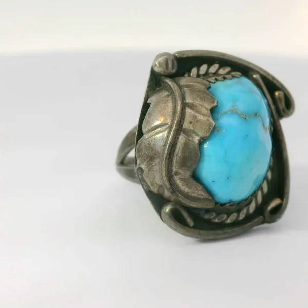 Vintage Native American Turquoise Earrings Image 4 Chipper's Jewelry Bonney Lake, WA