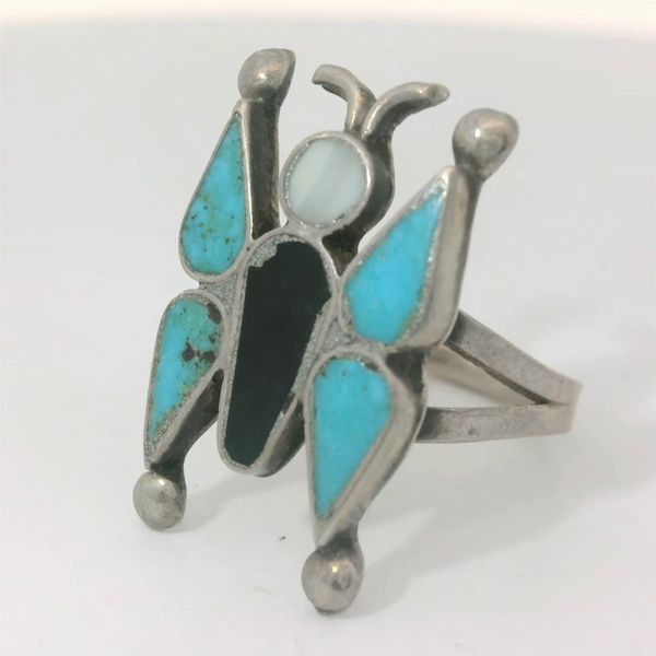 Vintage Sterling Silver Butterfly Ring Sz. 7 Image 4 Chipper's Jewelry Bonney Lake, WA