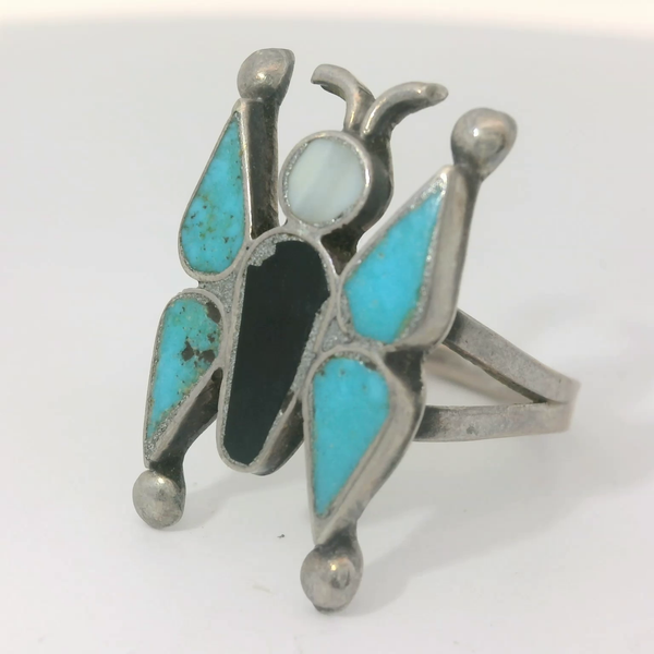 Vintage Sterling Silver Butterfly Ring Image 4 Chipper's Jewelry Bonney Lake, WA