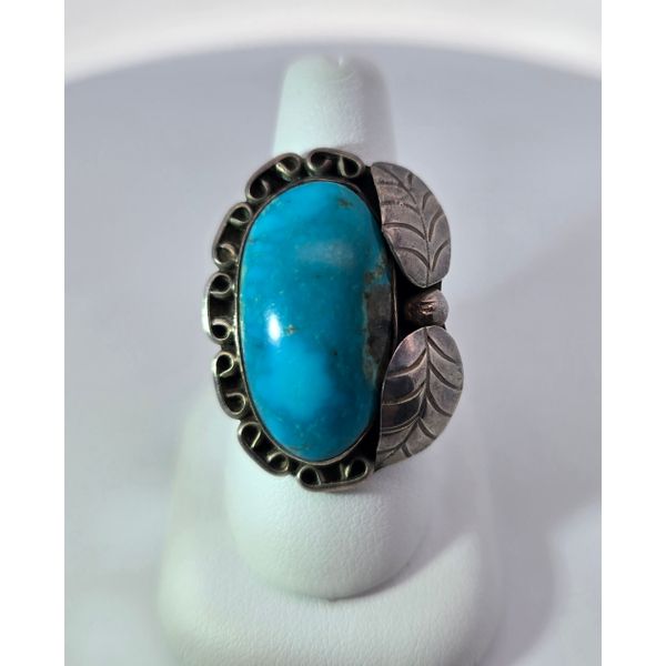 Vintage Native American Turquoise Ring Sz. 8.5 Chipper's Jewelry Bonney Lake, WA