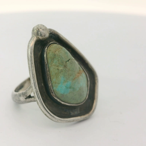 Vintage Native American Turquoise Ring Image 3 Chipper's Jewelry Bonney Lake, WA