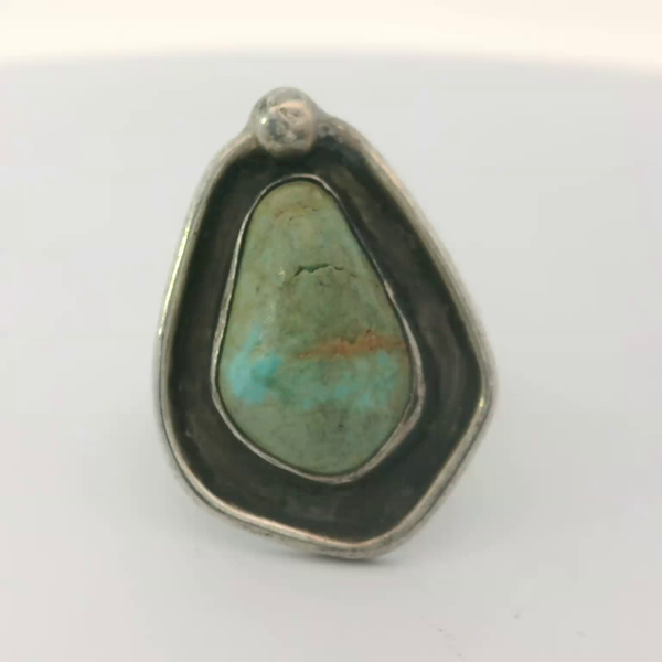 Vintage Native American Turquoise Ring Sz.9 Chipper's Jewelry Bonney Lake, WA