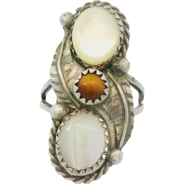 Vintage Native American Turquoise Ring Sz.9 Chipper's Jewelry Bonney Lake, WA