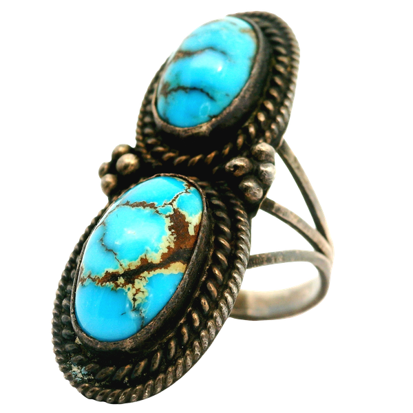 Vintage Native American Turquoise Ring Sz. 7 Chipper's Jewelry Bonney Lake, WA