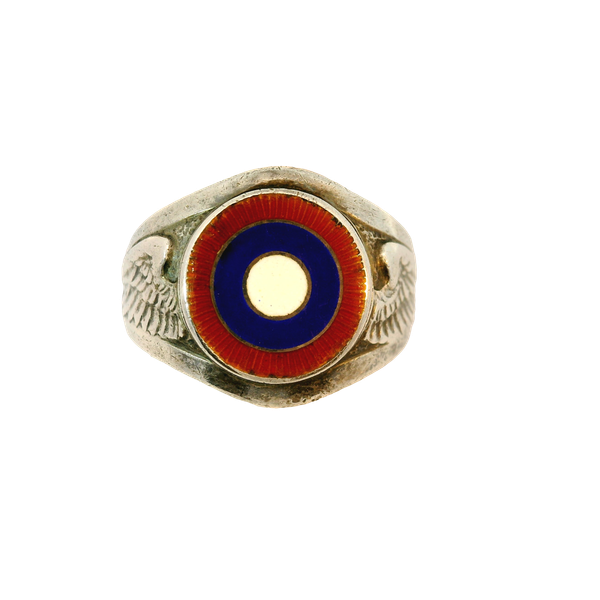 Sterling Silver British Mod Target Ring, Size 8.75 Chipper's Jewelry Bonney Lake, WA