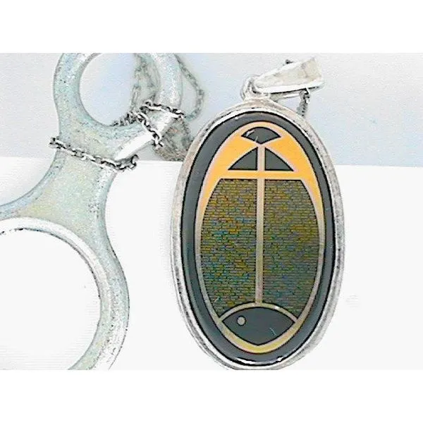 Onyx, Fish with Luke 5 Pendant Chipper's Jewelry Bonney Lake, WA