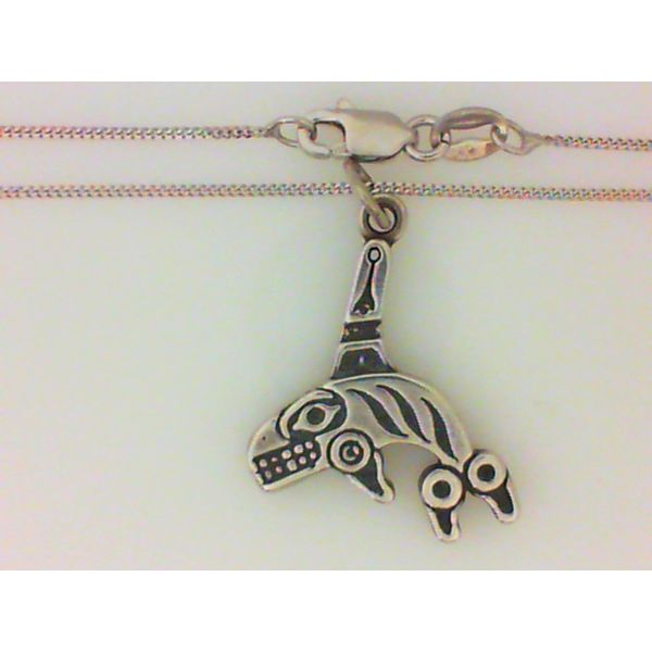 Sterling Silver Whale Pendant or Charm Chipper's Jewelry Bonney Lake, WA