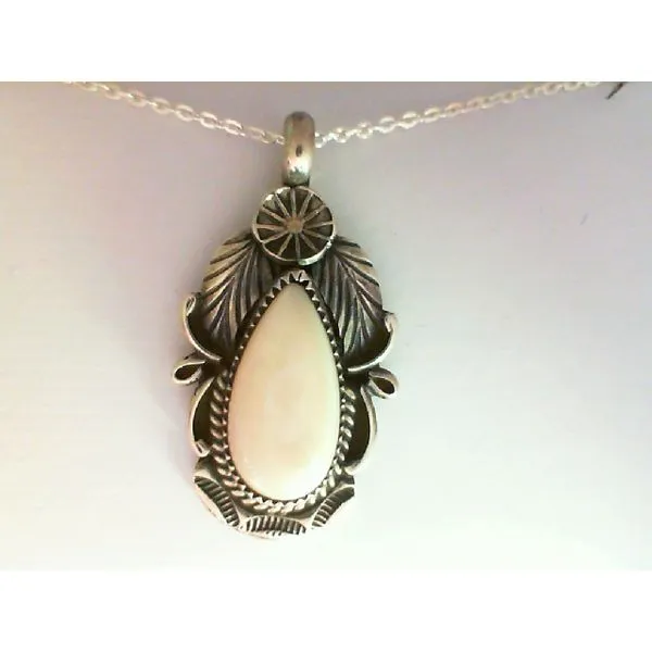 Native American Mother of Pearl Pendant Chipper's Jewelry Bonney Lake, WA