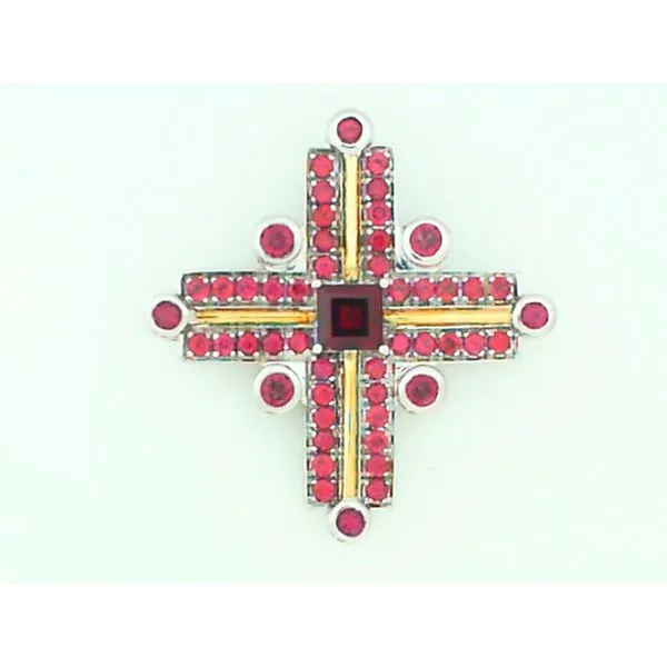 Raquel Welch Sterling Silver Cross Pendant with 18K Accent Chipper's Jewelry Bonney Lake, WA