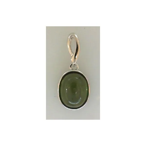 Sterling Silver Green Tourmaline Pendant or Charm Chipper's Jewelry Bonney Lake, WA