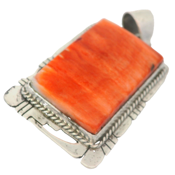 Vintage Native American Spiny Oyster Shell Pendant Chipper's Jewelry Bonney Lake, WA
