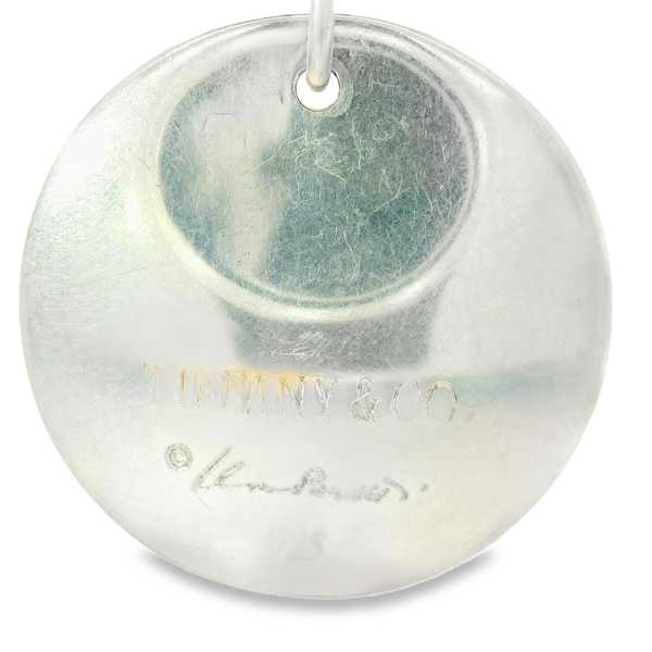 Vintage Tiffany & Co Elsa Peretti Disc Pendant 22