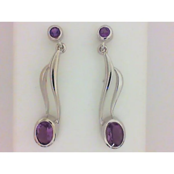 Sterling Silver Amethyst Earrings Chipper's Jewelry Bonney Lake, WA