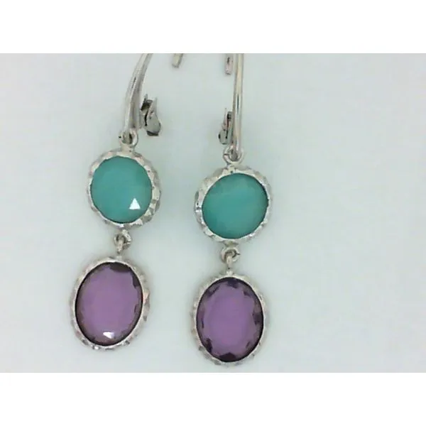 Amazonite/Ame. Leverback Earrings Chipper's Jewelry Bonney Lake, WA