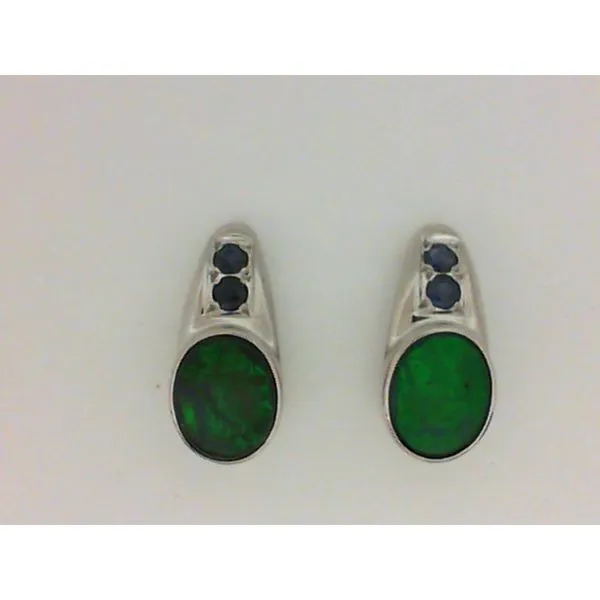 Sterling Silver Ammolite Earring Chipper's Jewelry Bonney Lake, WA