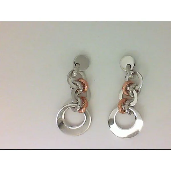 SS Rose Gold Plated Frieda Earrings Chipper's Jewelry Bonney Lake, WA