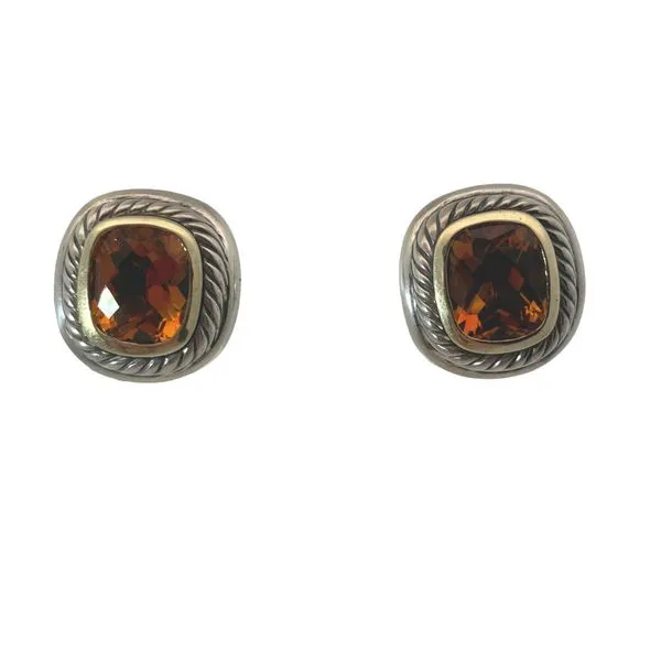14K/Sterling David Yurman Citrine Earrings Chipper's Jewelry Bonney Lake, WA