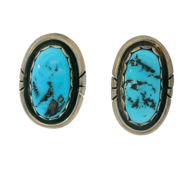 Vintage Turquoise Stud Earrings Chipper's Jewelry Bonney Lake, WA