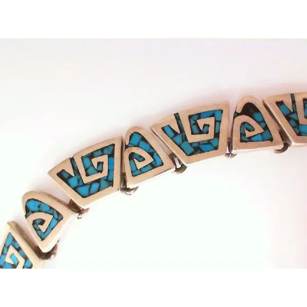 Sterling Silver Turquoise Necklace Chipper's Jewelry Bonney Lake, WA